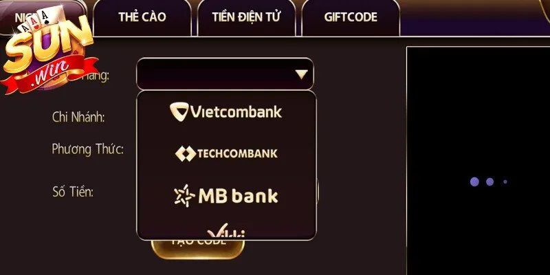 Hướng dẫn nạp tiền sunwin