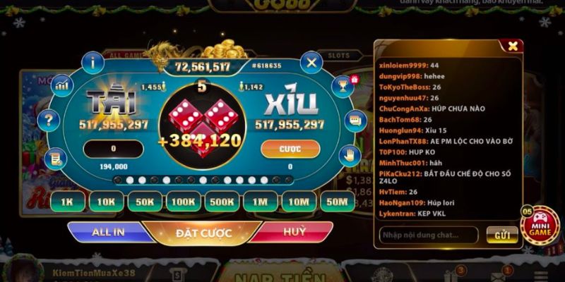 Hướng dẫn đọc bảng lịch sử kết quả Tài Xỉu tại GO88